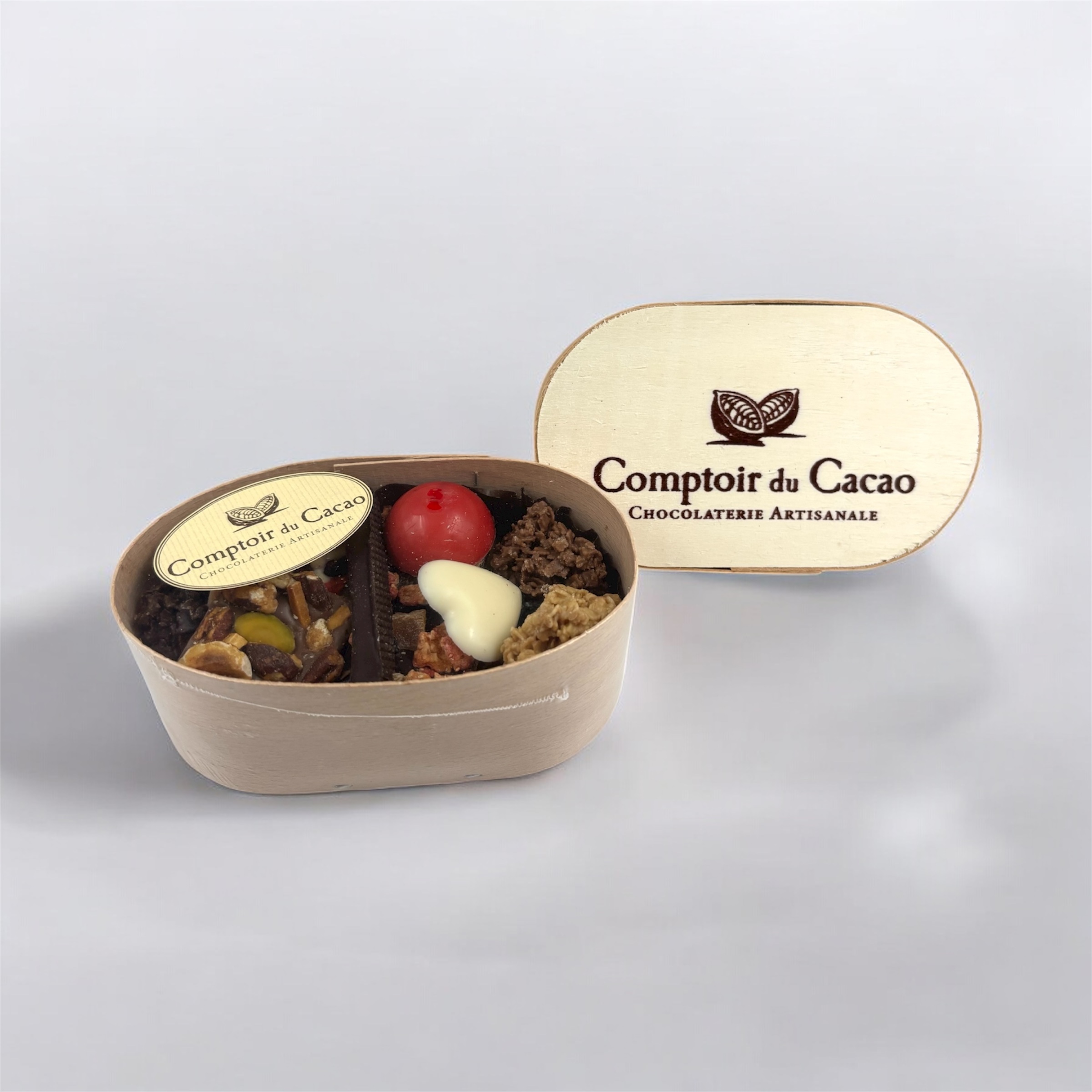 木箱入りアソート120g 【コントワール・デュ・カカオ】
