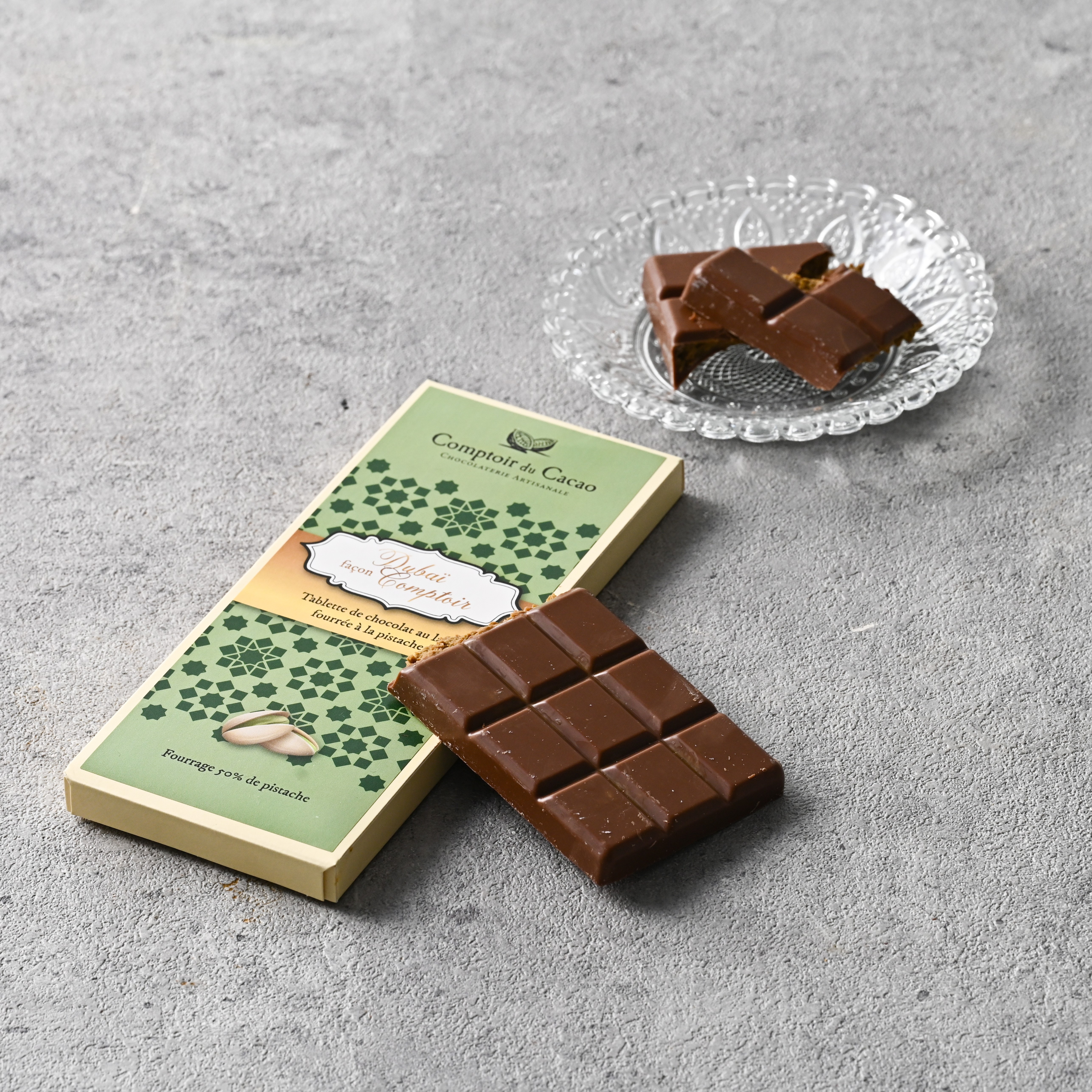 グルメバー ピスタチオフィリング ミルク 【コントワール・デュ・カカオ】