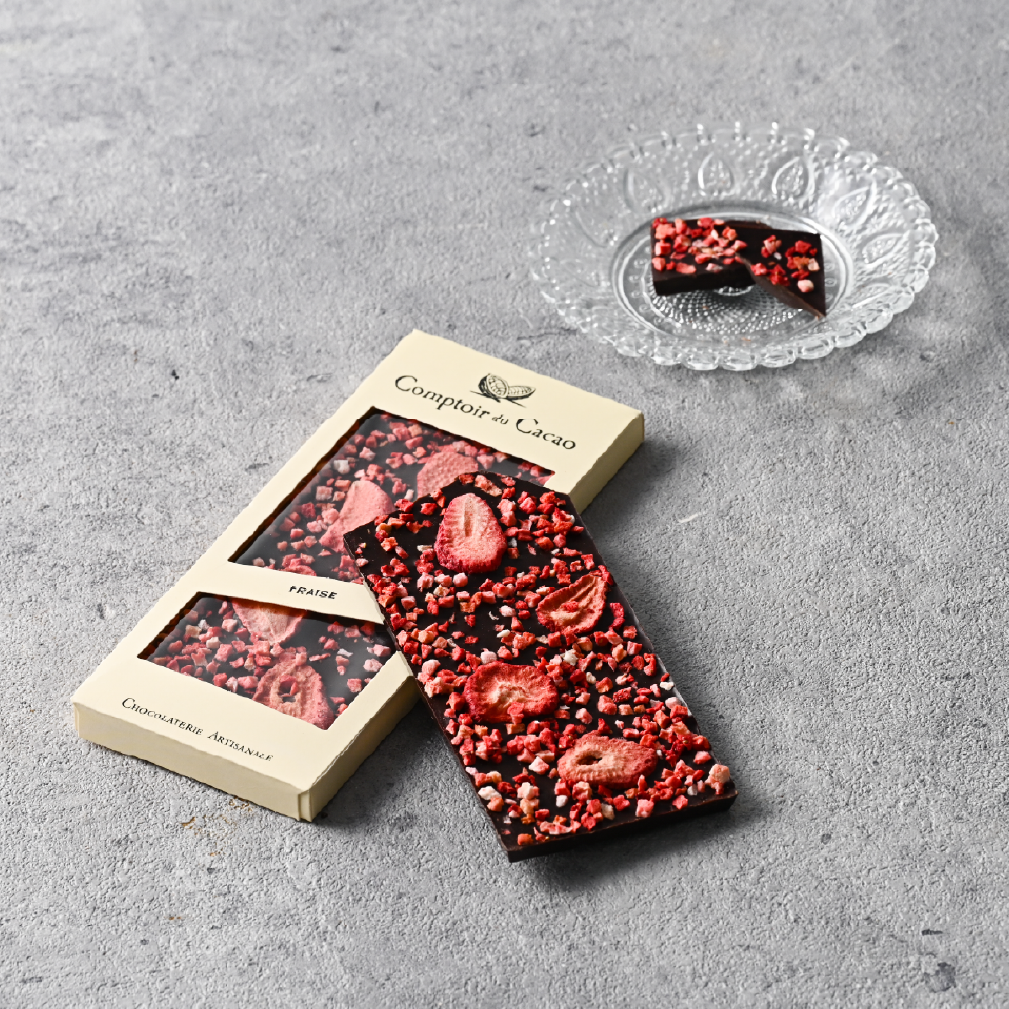 グルメバー ストロベリーダーク  【コントワール・デュ・カカオ】