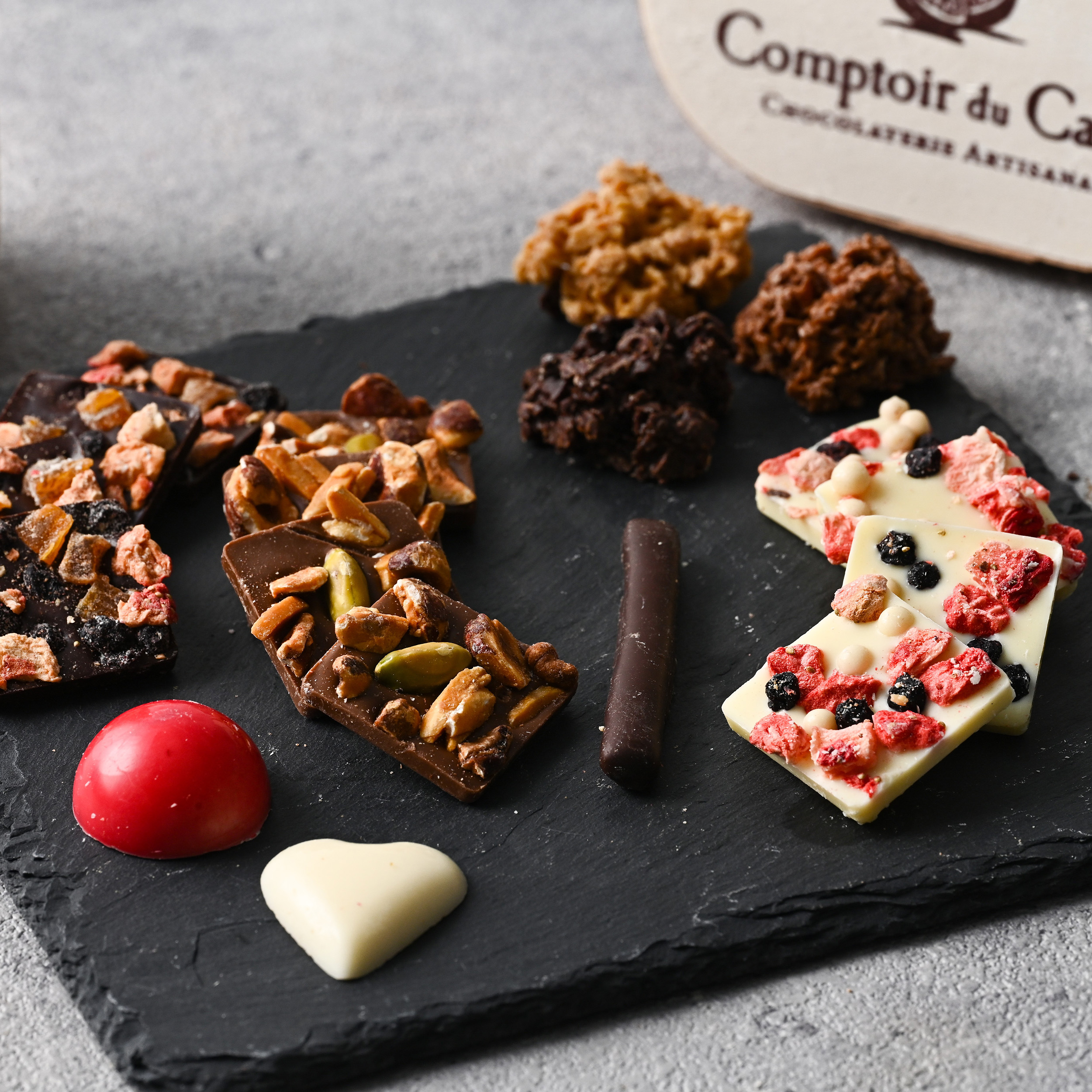 木箱入りアソート120g 【コントワール・デュ・カカオ】